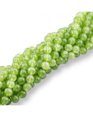 Giada Peridoto Tondo Liscio 12mm-PERIDOT JADE | Worldofjewel.com