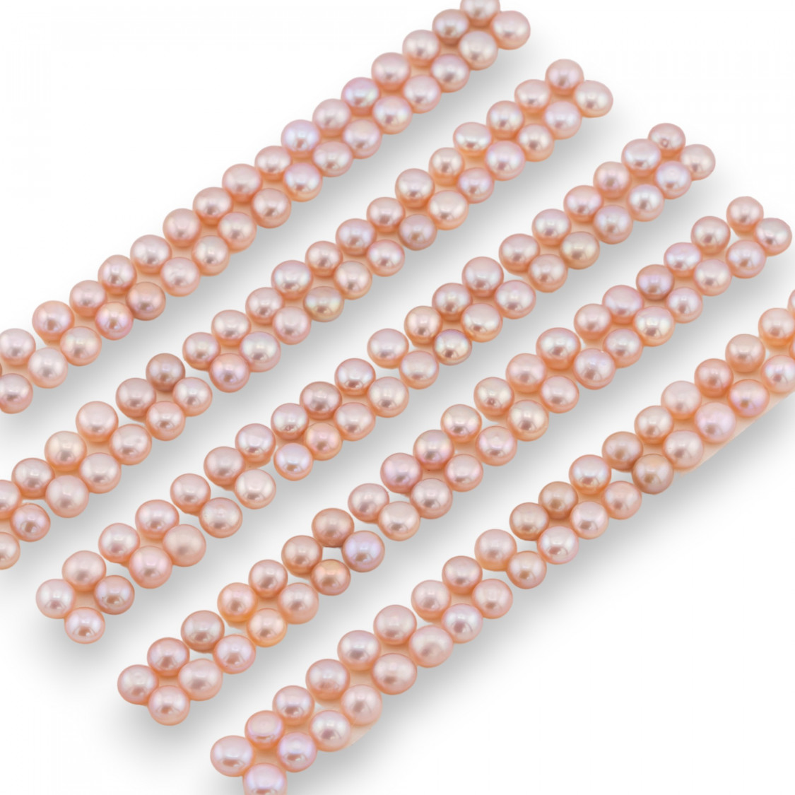 Perle di Fiume Bottoni Cabochon 1 Foro 5,0-5,5mm 80 Paia Lilla-1 FORO BOTTONI | Worldofjewel.com