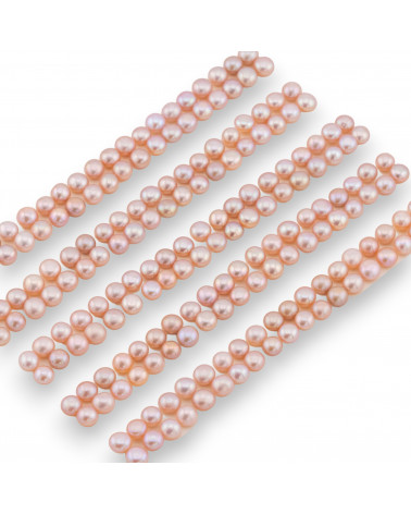 Perle di Fiume Bottoni Cabochon 1 Foro 5,0-5,5mm 80 Paia Lilla-1 FORO BOTTONI | Worldofjewel.com
