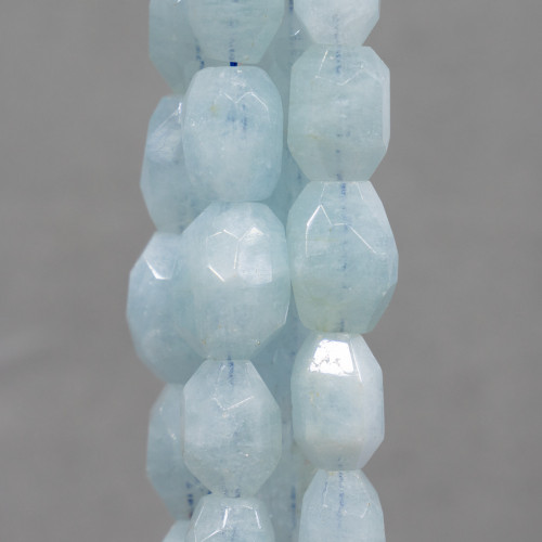 Aquamarine Milk Sasso Irregular Faceted A Gradation 101g-110g