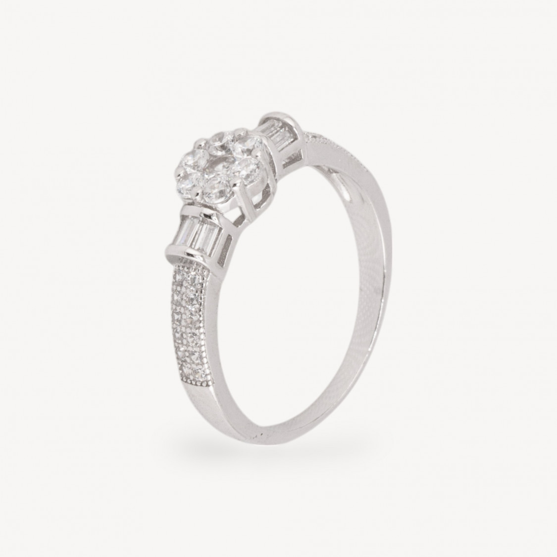 Anello Gioiello In Argento 925 Con Pietra Incastonata MOD99449-ANELLI DI ARGENTO 925 | Worldofjewel.com
