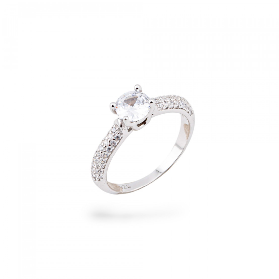 Anello Gioiello In Argento 925 Con Pietra Incastonata-925 SILVER RINGS | Worldofjewel.com