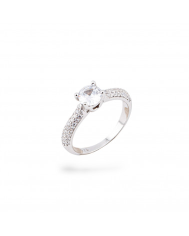 Anello Gioiello In Argento 925 Con Pietra Incastonata-925 SILVER RINGS | Worldofjewel.com