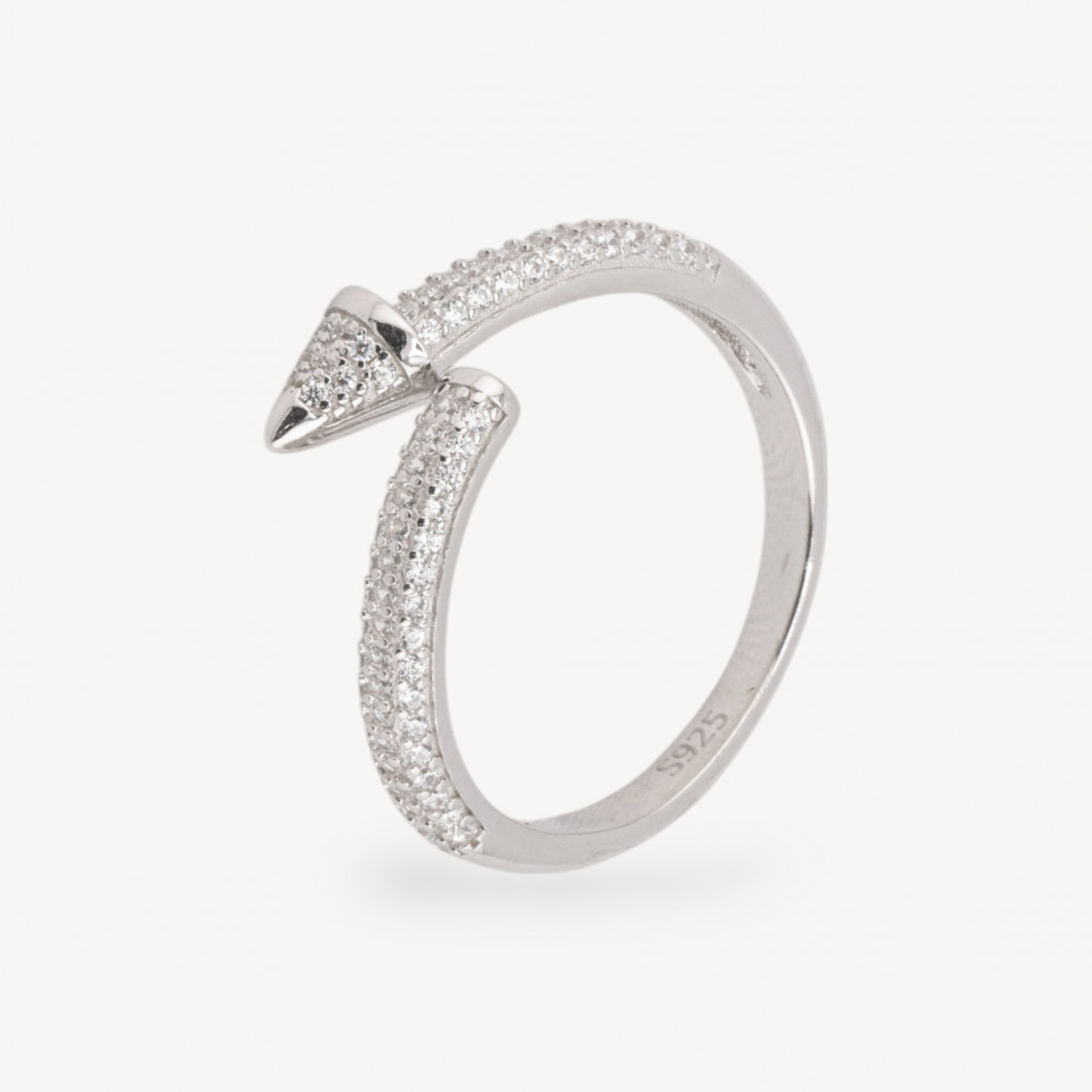 Anello Gioiello In Argento 925 Con Pietra Incastonata MOD99452-ANELLI DI ARGENTO 925 | Worldofjewel.com