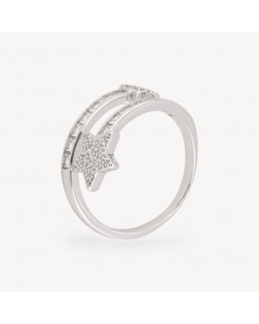 Anello Gioiello In Argento 925 Con Pietra Incastonata-BAGUES EN ARGENT 925 | Worldofjewel.com