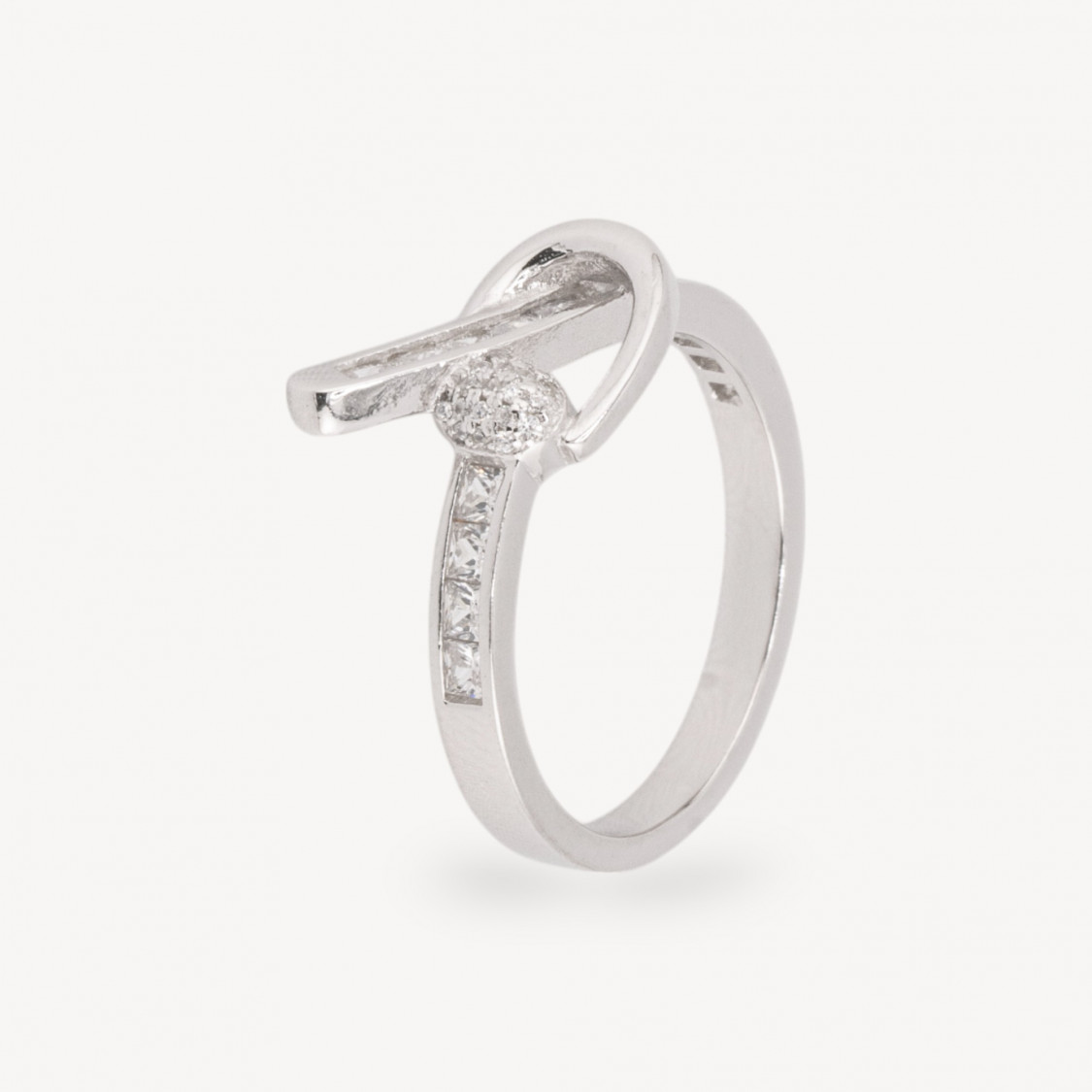 Anello Gioiello In Argento 925 Con Pietra Incastonata MOD99455-ANELLI DI ARGENTO 925 | Worldofjewel.com