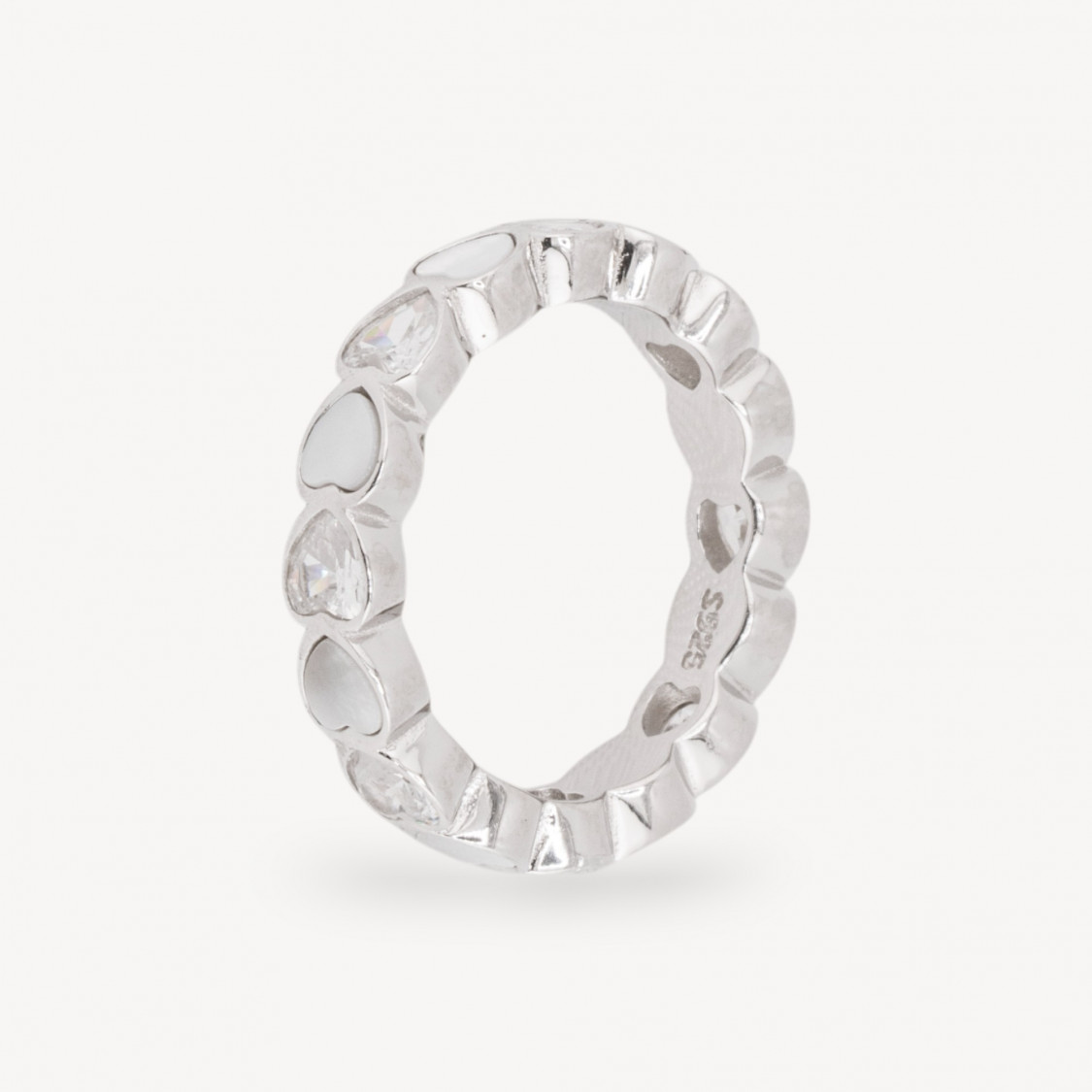 Anello Gioiello In Argento 925 Con Pietra Incastonata MOD99456-ANELLI DI ARGENTO 925 | Worldofjewel.com