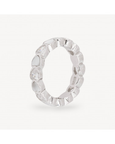 Anello Gioiello In Argento 925 Con Pietra Incastonata MOD99456-ANELLI DI ARGENTO 925 | Worldofjewel.com