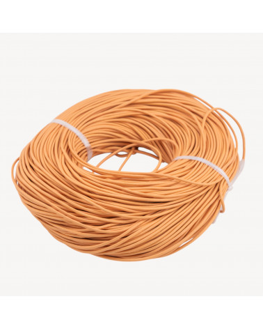 Corda di Vera Pelle Diametro 2mm Confezione da 90 Metri Arancio-CORDONE DI PELLE | Worldofjewel.com
