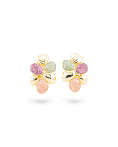 Orecchini Bijoux Smaltato Collezione Isabella 1 Coppia-BRONCE CRISTAL | Worldofjewel.com