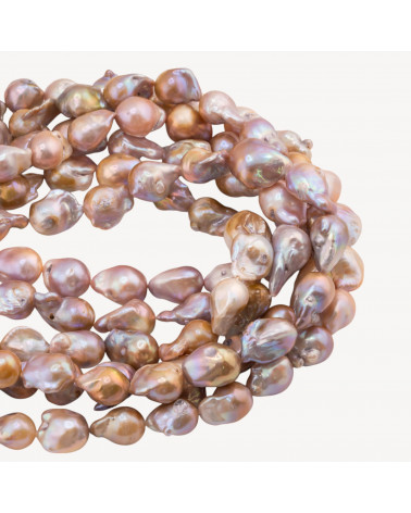 Perle Di Fiume Barocche A Goccia (NBQ) 90-100gr 13-16mm Rosa-PERLE DI FIUME BAROCCHE LINEA PREMIUM | Worldofjewel.com