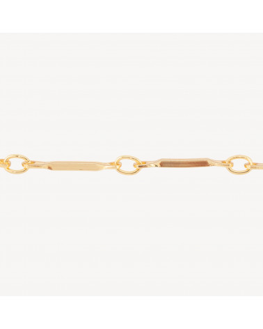 Catena Di Bronzo A Metraggio 2x12mm 1 Metro Dorato-CATENE DI OTTONE E BRONZO | Worldofjewel.com