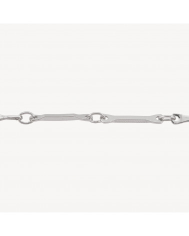 Catena Di Bronzo A Metraggio 2x12mm 1 Metro Rodiato-CADENAS DE LATÓN | Worldofjewel.com