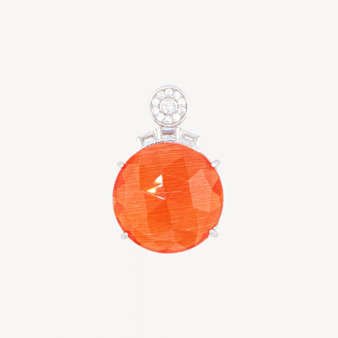 Componente colgante de plata 925 de 20 mm-PLATA 925 DISEÑO ITALIA | Worldofjewel.com