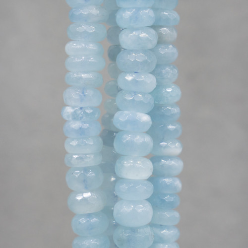 Aquamarine First Choice Rondelle ακανόνιστης όψης 12x06mm