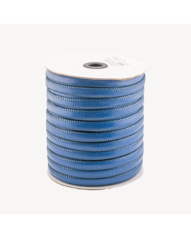 Cordone Di Vera Pelle Piatto 10mm 36 Metri Blu-Categorie | Worldofjewel.com