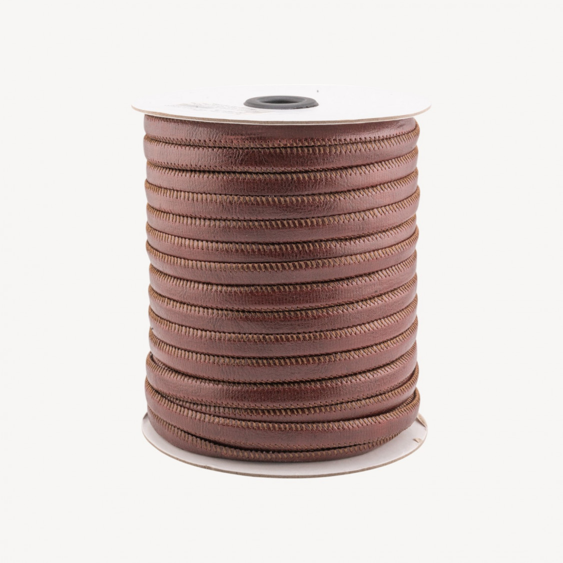 Cordone Di Vera Pelle Piatto 10mm 36 Metri Marrone-Categorie | Worldofjewel.com