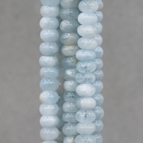 Aquamarine Rondelle 10x07mm