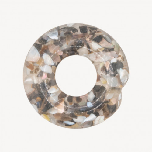 Resin Component with Mother of Pearl Mosaic 4cm