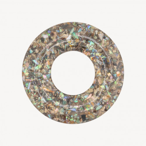 Resin Component With Mother-of-Pearl Mosaic 6.5cm MOD2