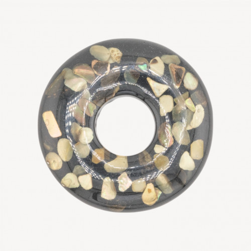 Resin Component With Mother-of-Pearl Mosaic 6cm MOD4