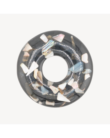 Componente Di Resina Con Mosaico Madreperla 6cm MOD6-COMPONENTI DI RESINA | Worldofjewel.com