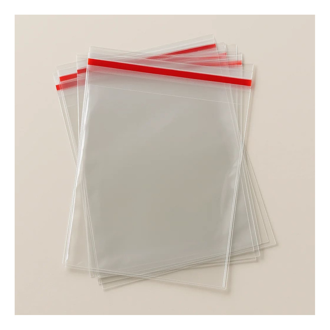 Adhesive Plastic Bags 12x17cm 200pcs-TRANSPARENT ADHESIVE ENVELOPES FOR PACKAGING JEWELRY AND BIJOUX | Worldofjewel.com