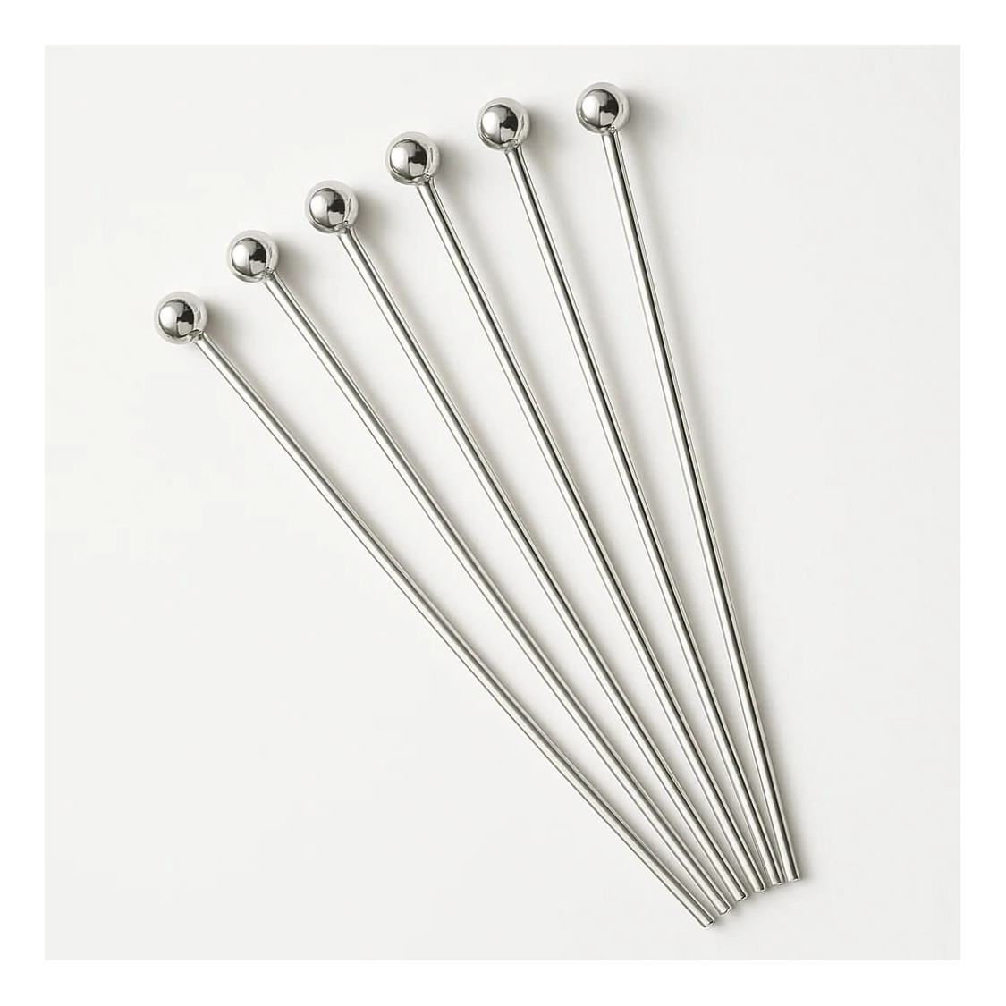 Épingles à ongles en argent 925, fil de 60 mm, plaqué rhodium 0,50 mm, 5 grammes, 35 pièces env.-CLOUS BOULES | Worldofjewel.com