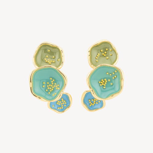 Isabella Collection Enamelled Bijoux Earrings, 1 Pair