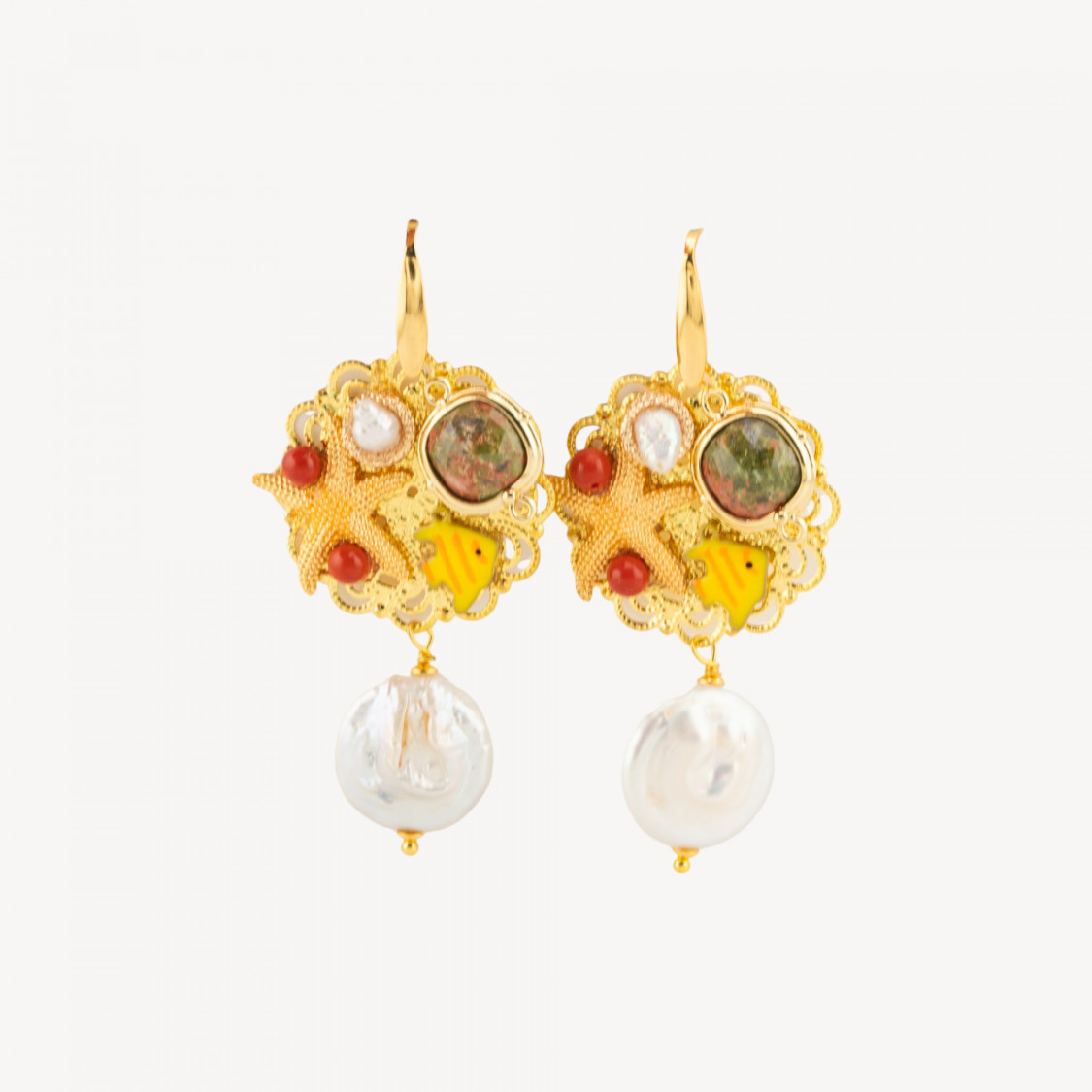 Orecchini Di Bronzo E Pietre E Cristalli MOD.11-BRONZO CRYSTAL | Worldofjewel.com