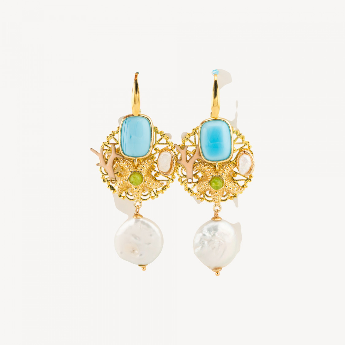 Orecchini Di Bronzo E Pietre E Cristalli MOD.18-BRONCE CRISTAL | Worldofjewel.com