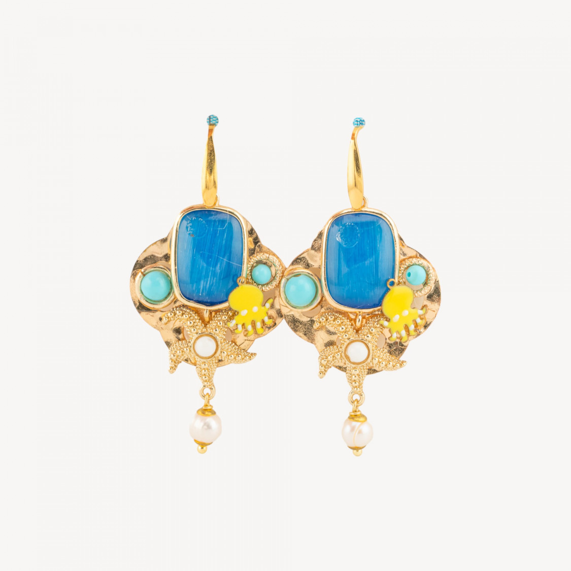 Orecchini Di Bronzo E Pietre E Cristalli MOD.20-BRONCE CRISTAL | Worldofjewel.com