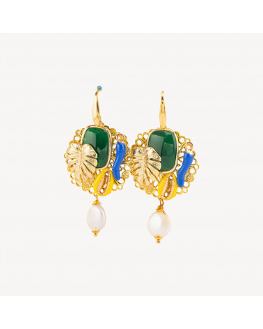 Orecchini Di Bronzo E Pietre E Cristalli MOD.25-CRYSTAL BRONZE | Worldofjewel.com