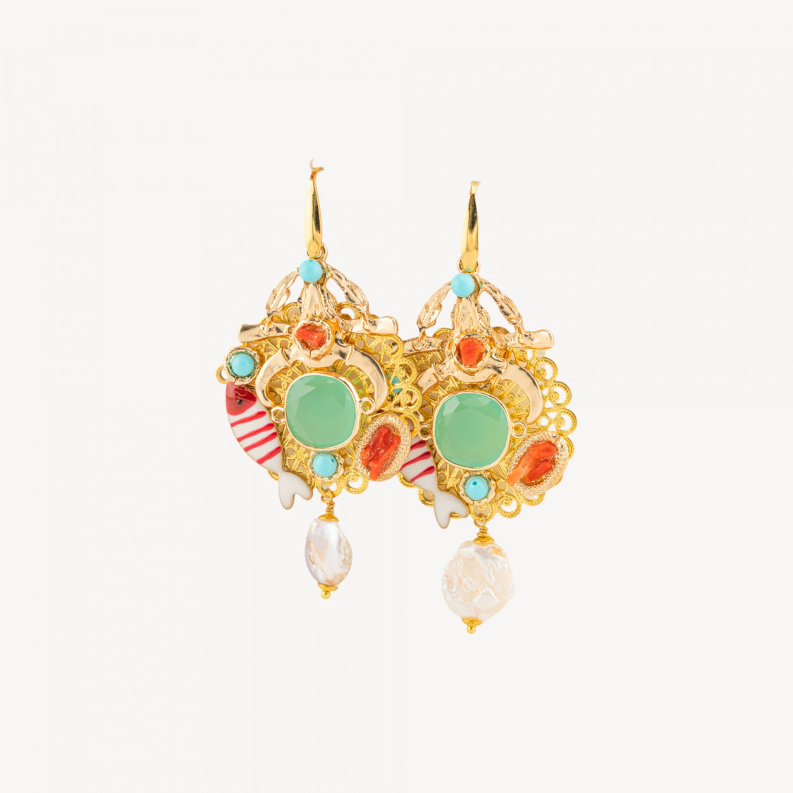 Orecchini Di Bronzo E Pietre E Cristalli MOD.28-CRYSTAL BRONZE | Worldofjewel.com