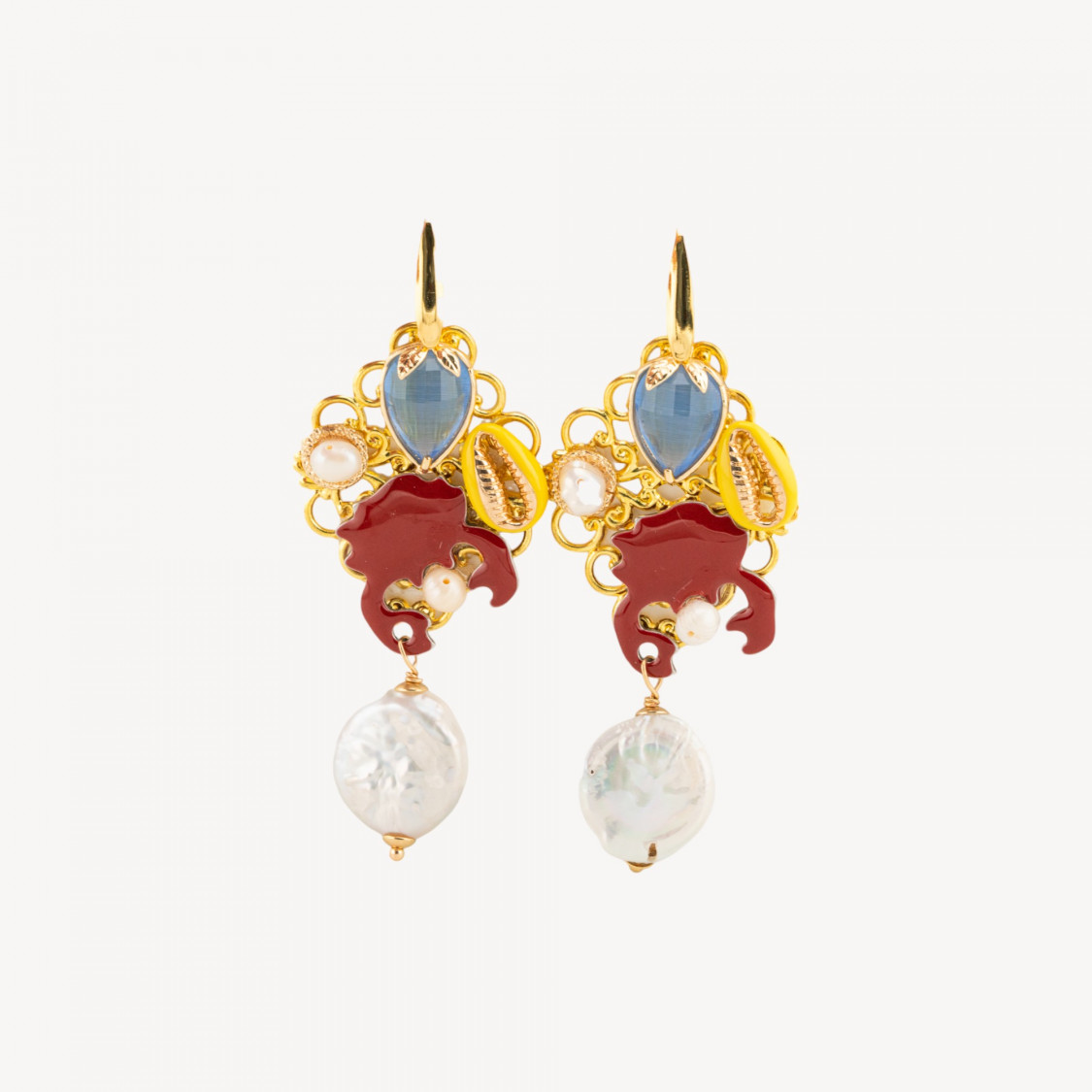 Orecchini Di Bronzo E Pietre E Cristalli MOD.8-CRYSTAL BRONZE | Worldofjewel.com