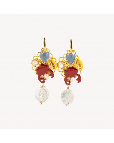 Orecchini Di Bronzo E Pietre E Cristalli MOD.8-CRYSTAL BRONZE | Worldofjewel.com