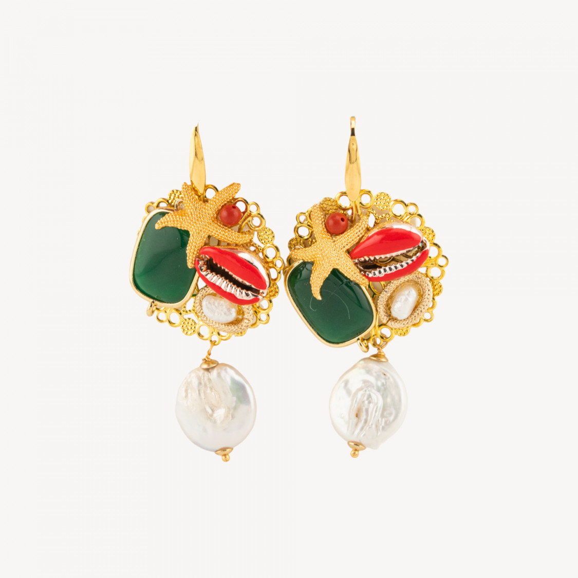 Orecchini Di Bronzo E Pietre E Cristalli MOD.9-CRYSTAL BRONZE | Worldofjewel.com