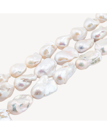 Perle Di Fiume Barocche A Goccia (FSE) 110-120gr Bianco-PERLE BAROCCHE | Worldofjewel.com