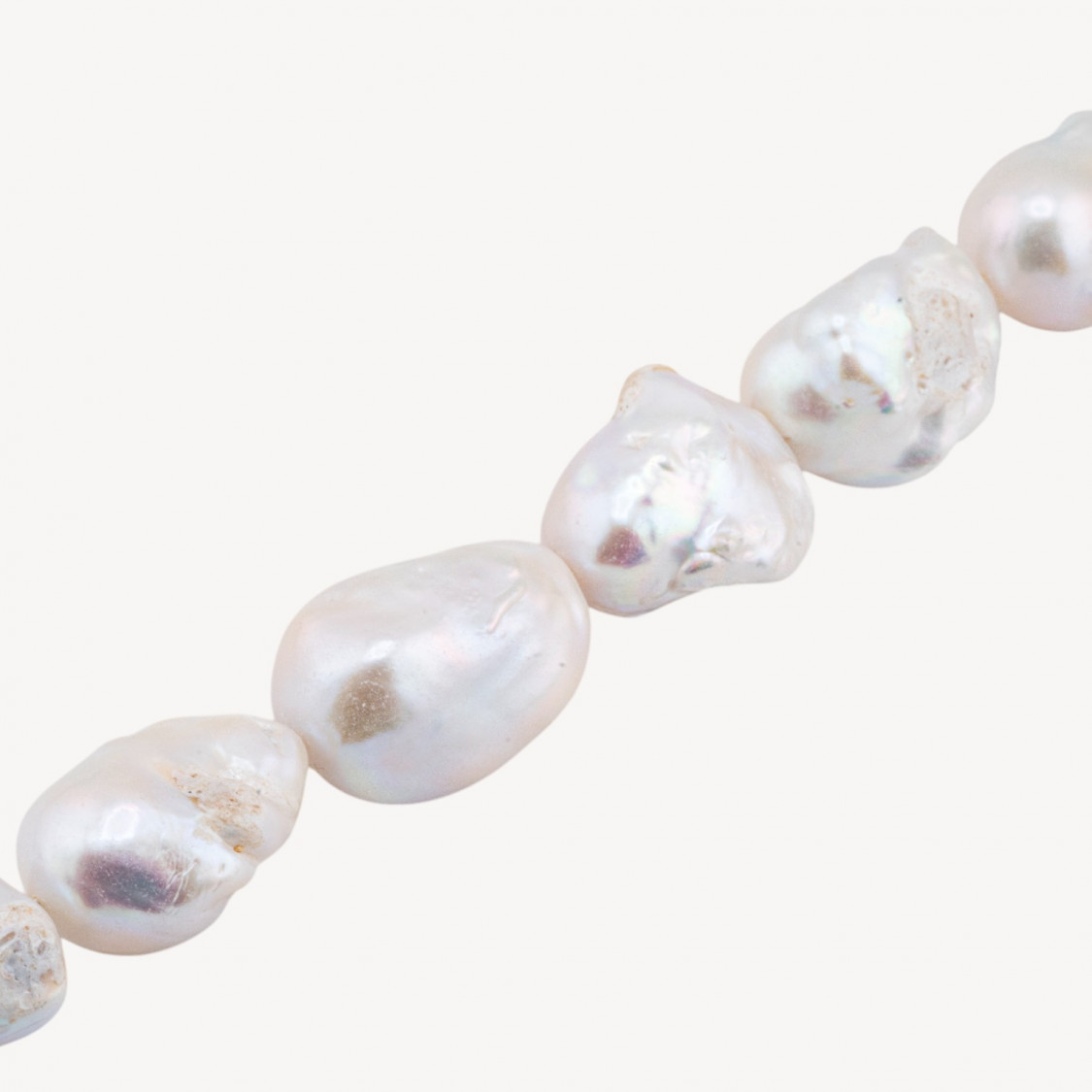 Perle Di Fiume Barocche A Goccia (FSE) 140-150gr Bianco-BAROCKE PERLEN | Worldofjewel.com