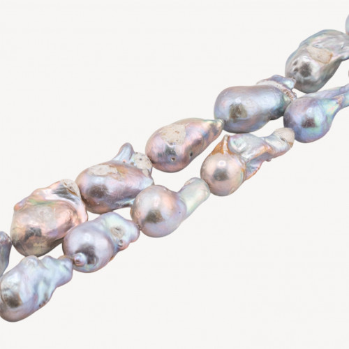 LÍNEA CLÁSICA DE PERLAS DE RÍO BARROCAS | Worldofjewel.com