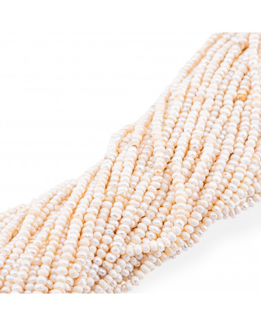 Perle Di Fiume Microperle Economiche 4-4,5mm Bianco Opaco-MICROPERLE | Worldofjewel.com