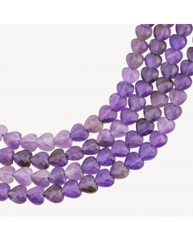 Ametista Cuore Piatto Sfaccettato Taglio Rigido 8mm-ΕΛΑΦΡΟΣ ΑΜΕΘΥΣΤΟΣ | Worldofjewel.com