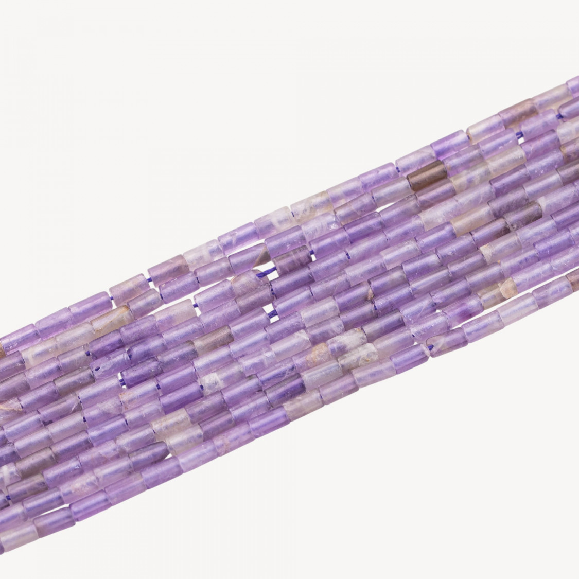Ametista Cilindro Liscio Cannettina 2x4mm-AMETISTA CHIARA | Worldofjewel.com