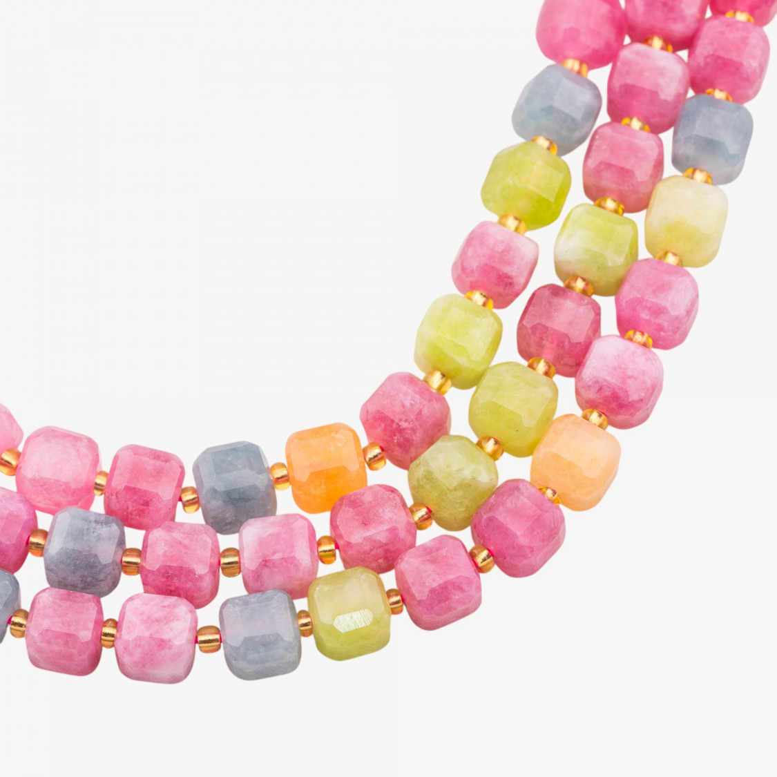 Jade y turmalina transparente de corte duro en forma de cubo facetado de 10 mm-TURMALINA COLOR JADE | Worldofjewel.com