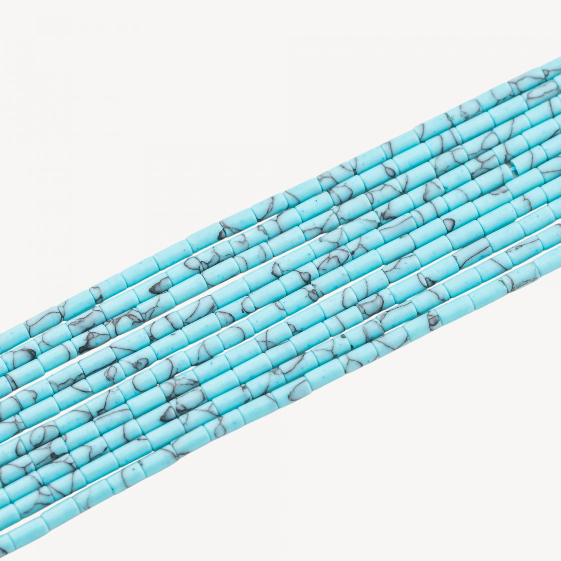 Pasta Di Aulite Magnesite Cilindro Liscio Cannettina 2x4mm-AULITE | Worldofjewel.com