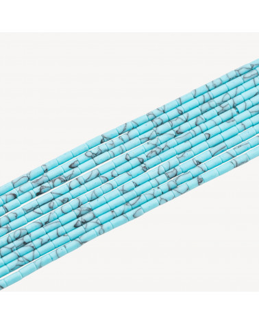 Pasta Di Aulite Magnesite Cilindro Liscio Cannettina 2x4mm-AULITE | Worldofjewel.com