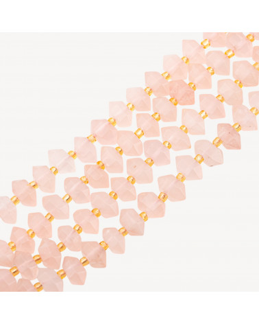 Quarzo Rosa Freeform Nugget Sfaccettato 11x7mm-ROSE QUARTZ | Worldofjewel.com