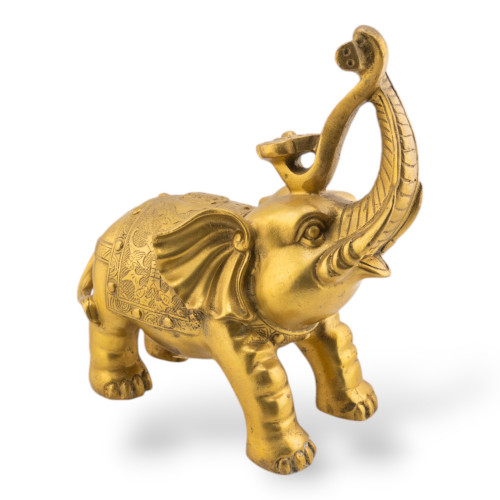 Brass Animal Statue Ornament 12.5x11cm
