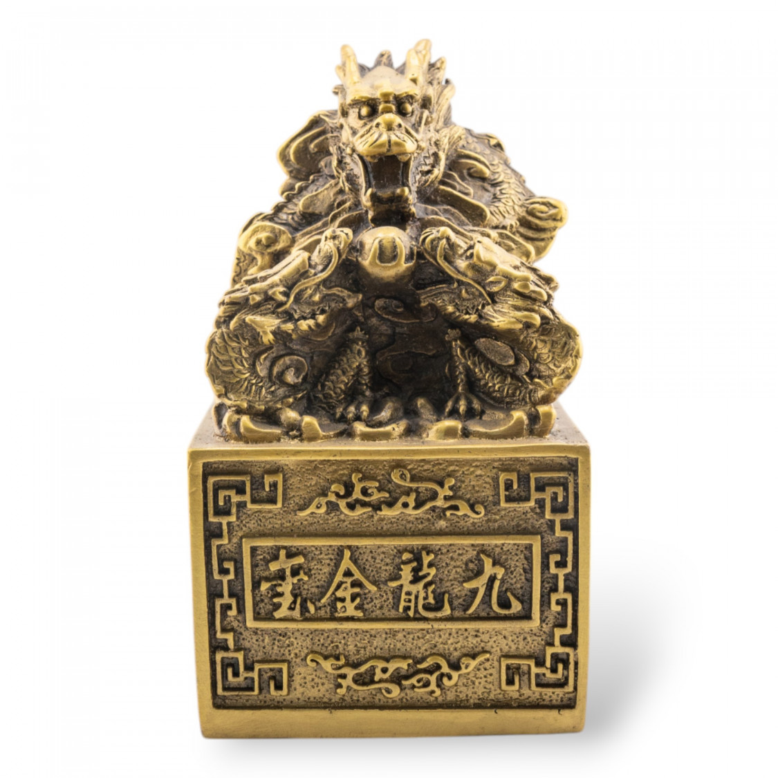 Soprammobile Statua Di Ottone Animalier 8x14cm-STATUETTES | Worldofjewel.com