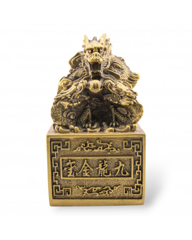 Soprammobile Statua Di Ottone Animalier 8x14cm-STATUETTES | Worldofjewel.com